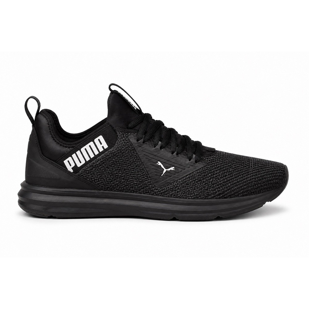 Puma Enzo Beta Woven Black Mens 10.5 Running Shoes Athletic Sneakers Gym Basic